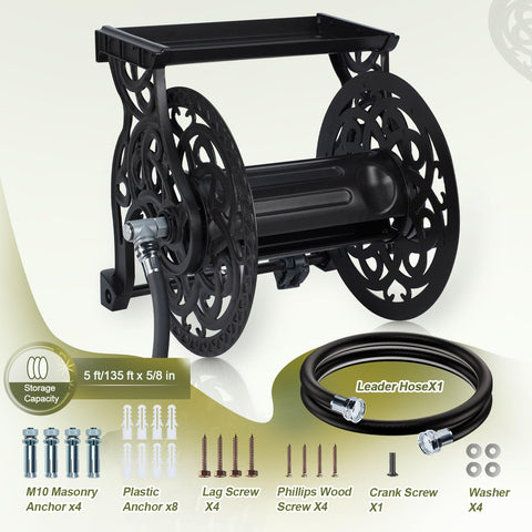 Quick wall-mount system allows easy installation and relocation.