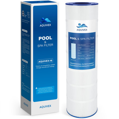 AQUIVEX CS250 front view cartridge ideal for CS250 pools with strong filtration