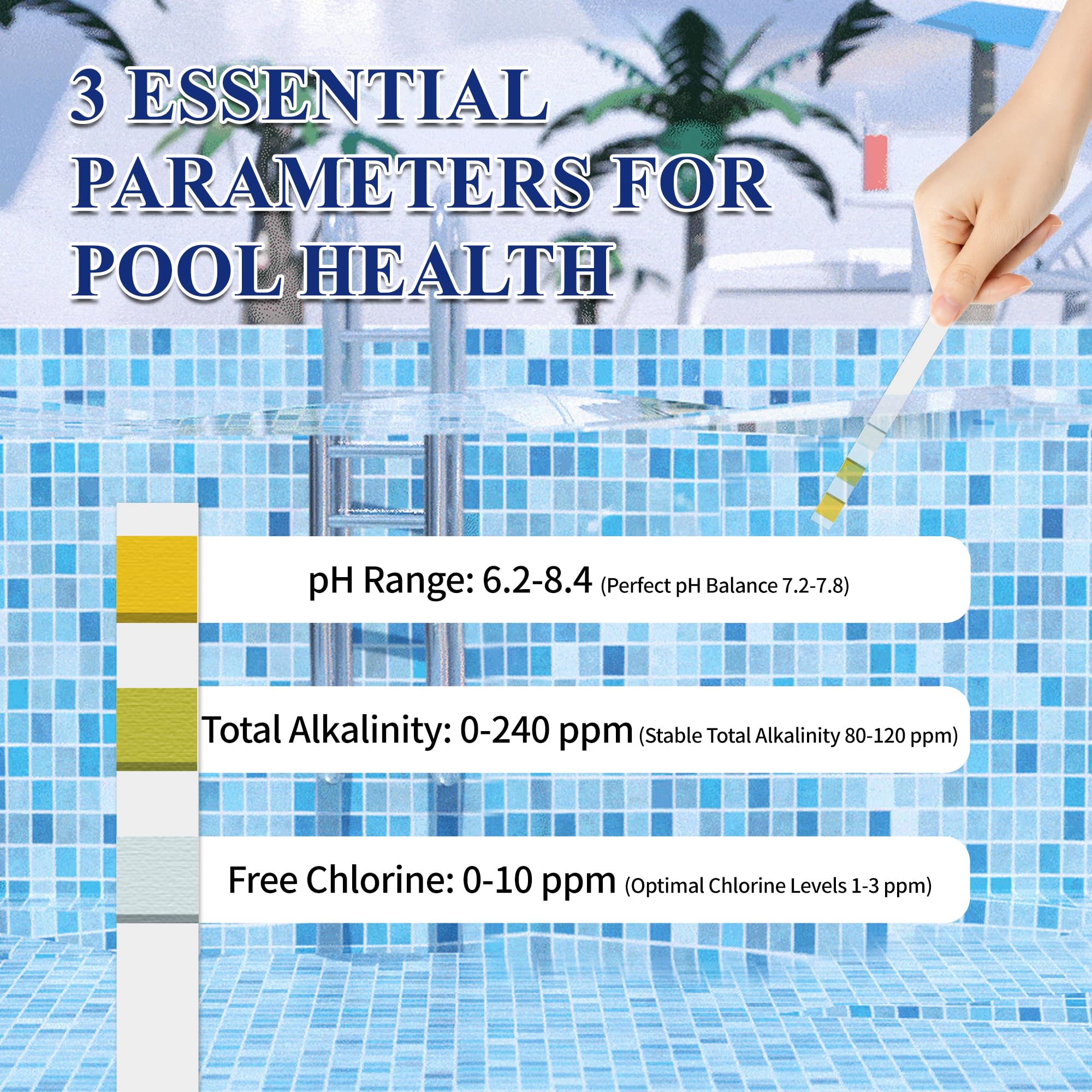 Aquila dipping strip into water demonstrates easy, fast on-site testing.