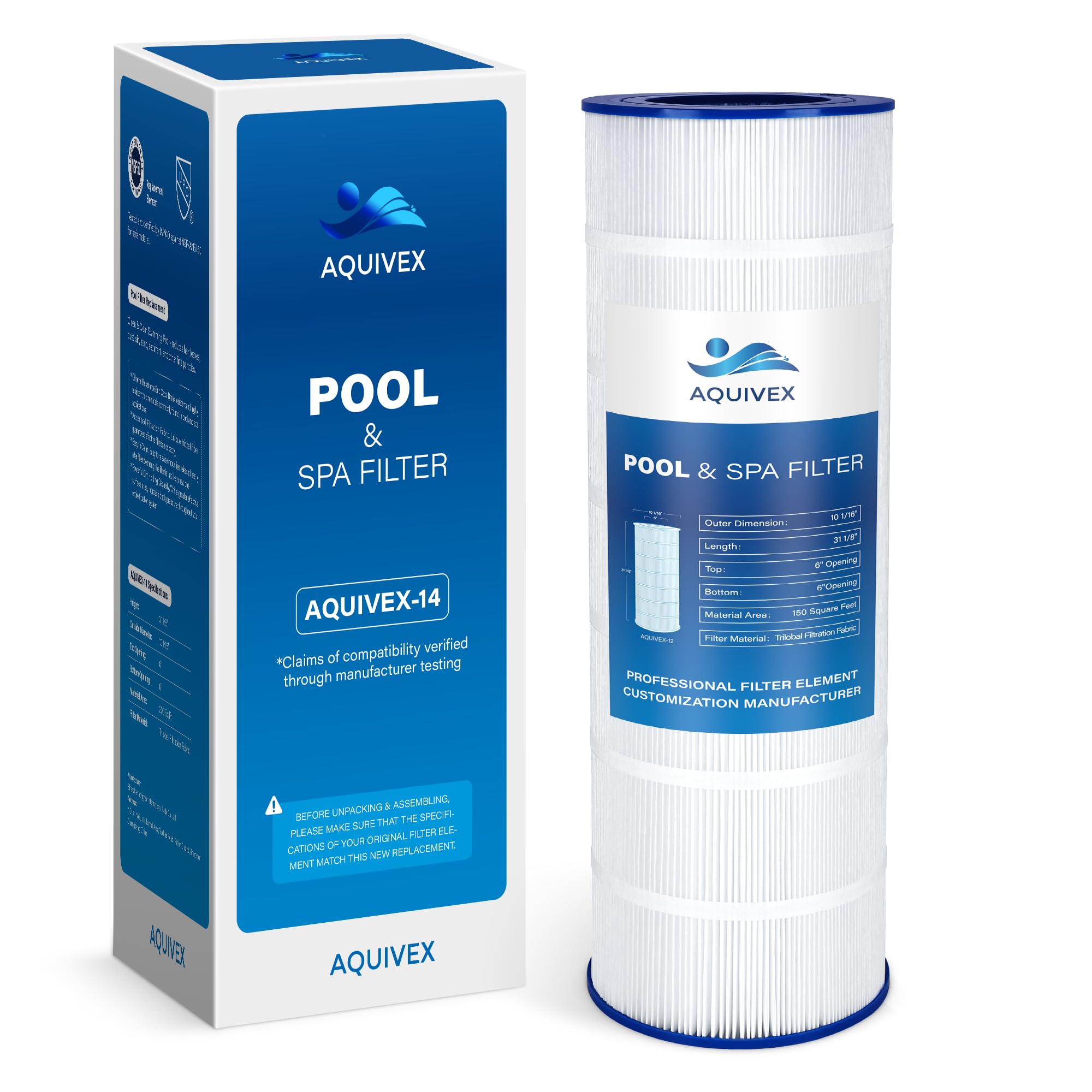 AQUIVEX CCRP200 top-cap view shows easy installation and secure seal