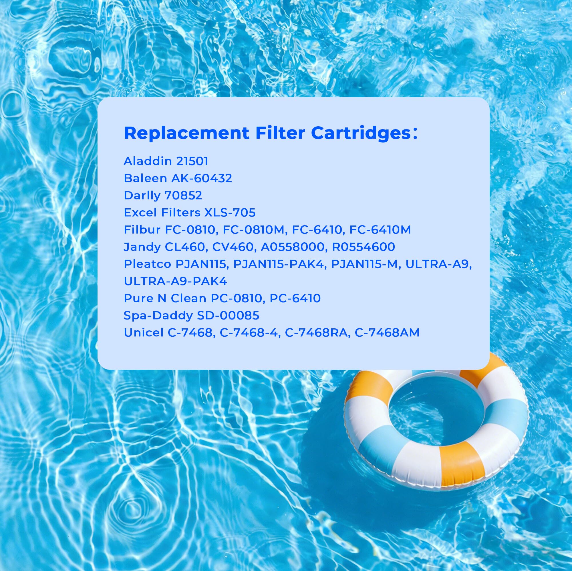 AQUIVEX CL460 filter cartridge filtration layer close-up in action.