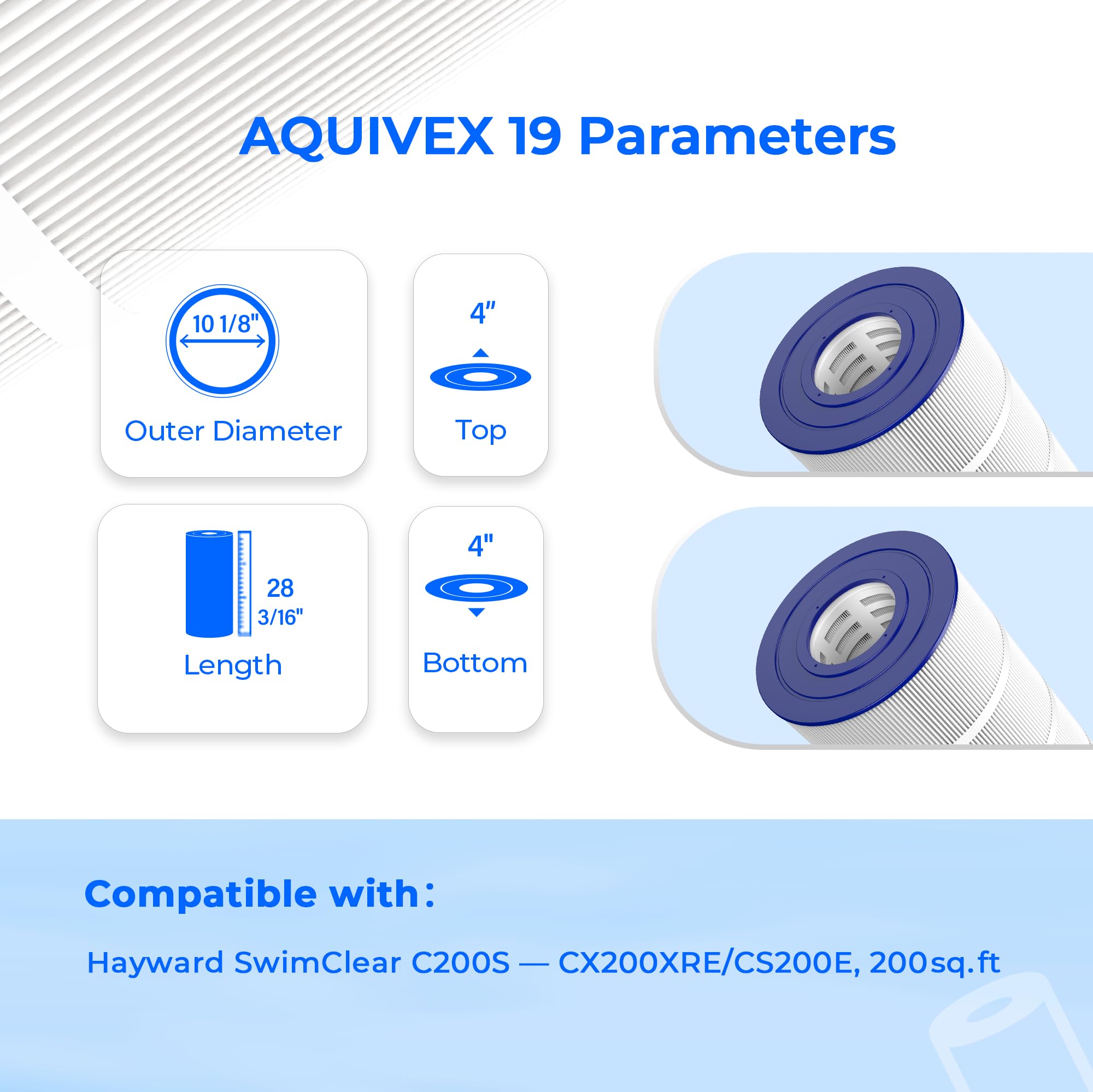 AQUIVEX CX200XRE easy-cleaning feature for quick maintenance