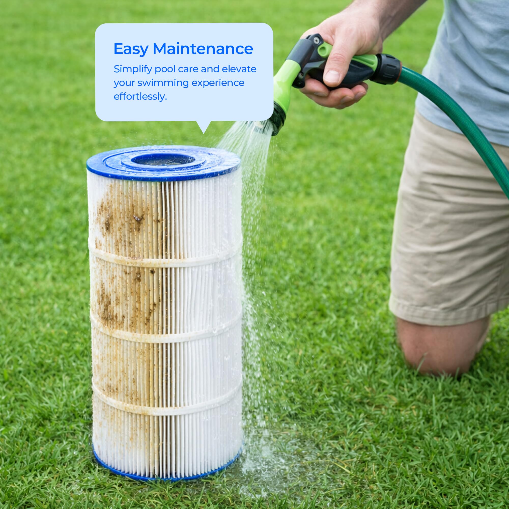 AQUIVEX CX900RE in pool setting delivering clearer water and easier upkeep