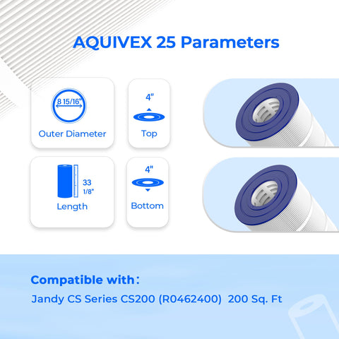 AQUIVEX PJANCS200-compatible design enhances compatibility.