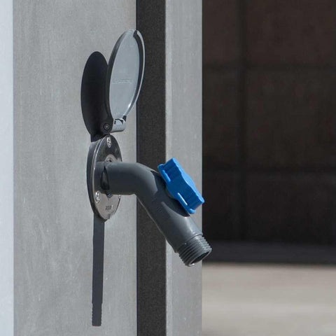 Aquor hose connector quick-connect enables streamlined hose attachment