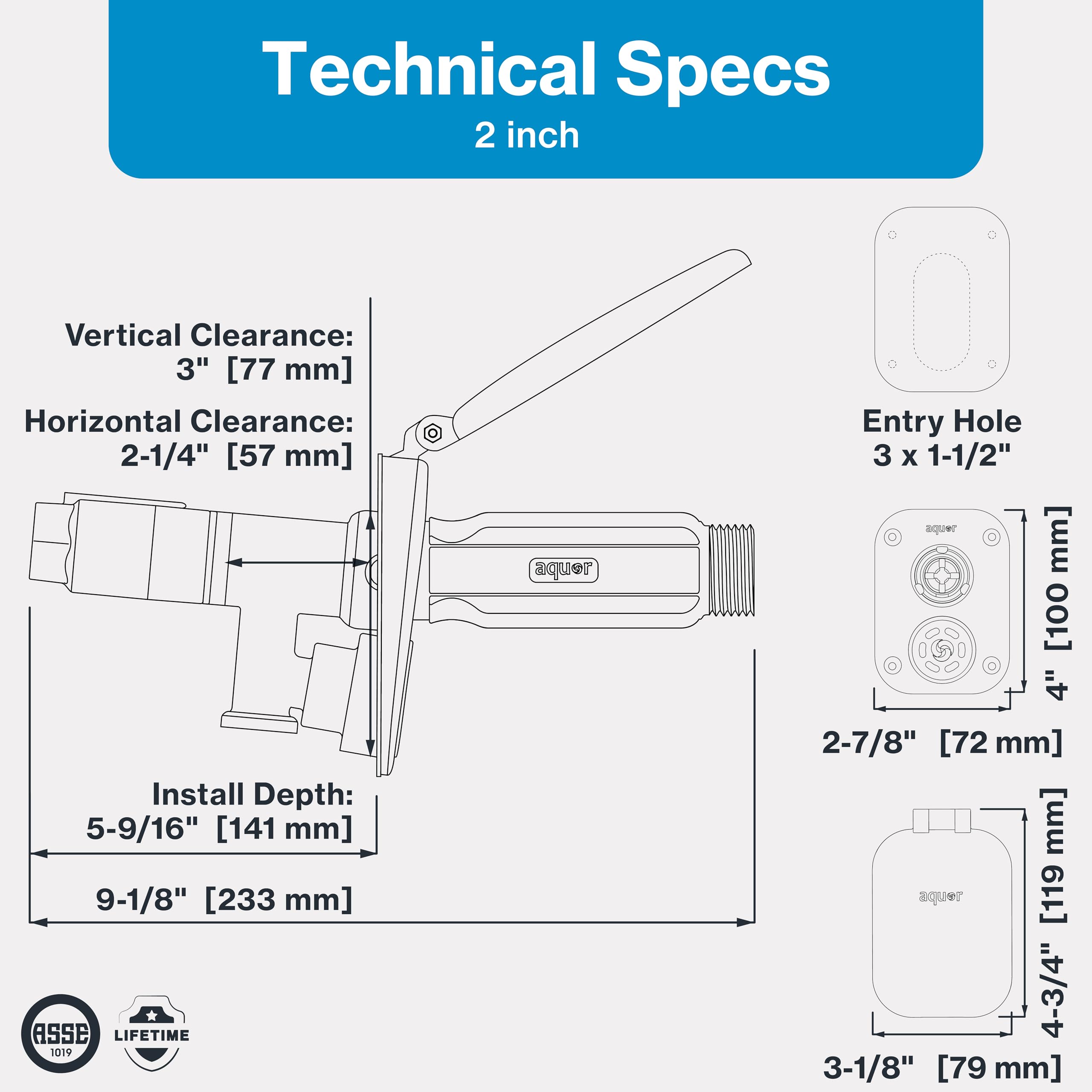 Aquor installation guide image hints at a simple, tool-friendly setup.