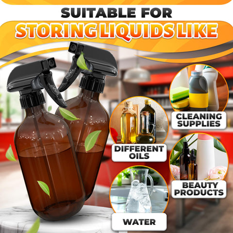 Aquue reusable spray heads keep spare tops ready at home.