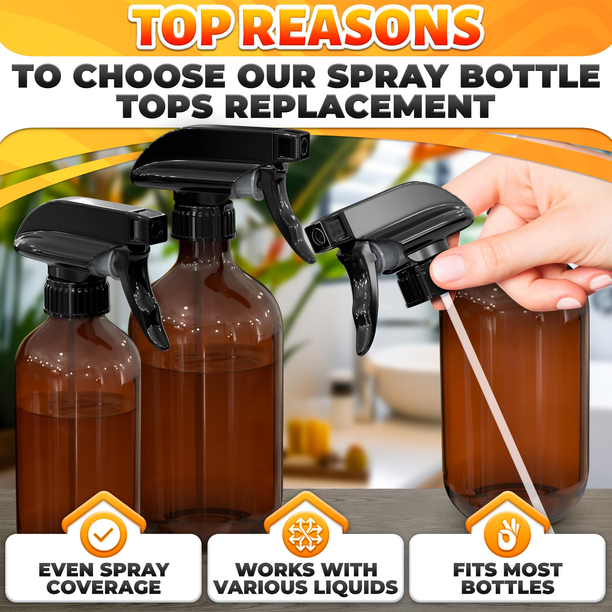Aquue universal-fit heads for 8 oz and 16 oz bottles.
