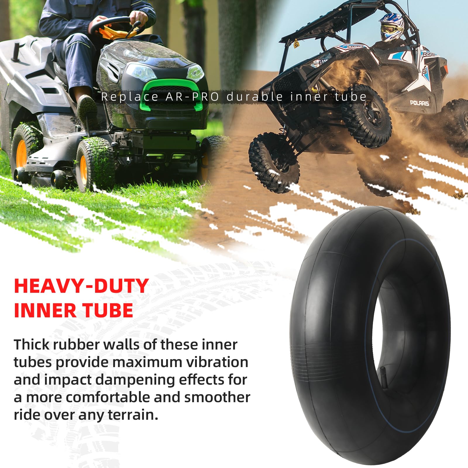 AR-PRO 12-inch rim installation with TR-13 valve for dependable inflation
