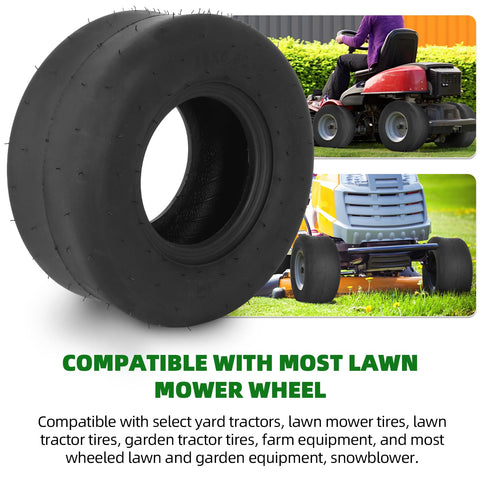 AR-PRO 13x6.50-6 tire compatibility with most riding mowers.
