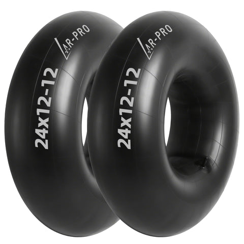 AR-PRO 24x12-12 inner tube for ATV with TR13 valve ensures reliable inflation on rugged terrain.