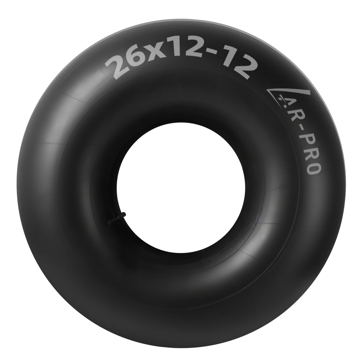AR-PRO 26x12-12 inner tube with TR13 stem for secure ATV inflation.
