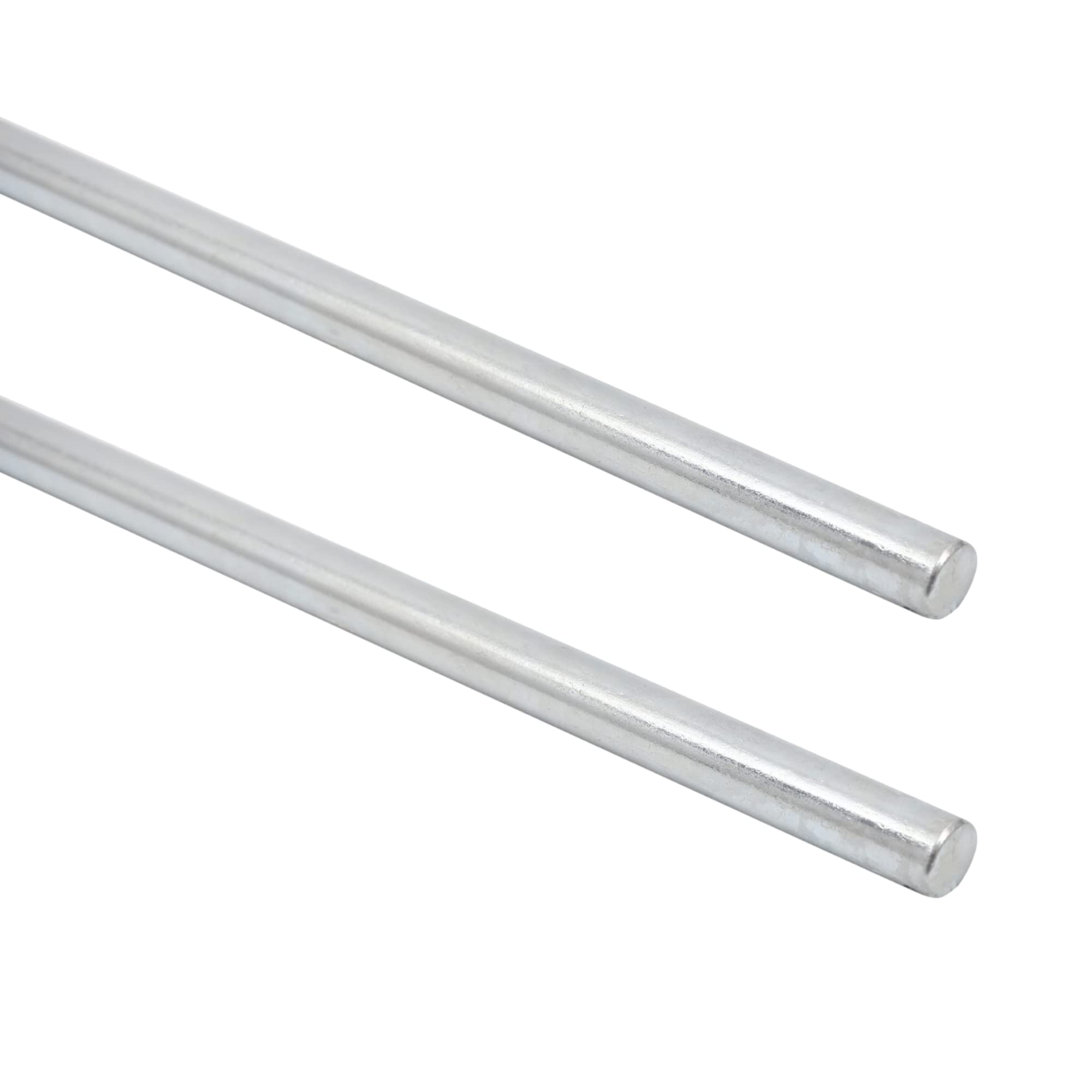 AR-PRO 2-pack axles: 36-inch zinc-plated steel rods shown from top for precision alignment