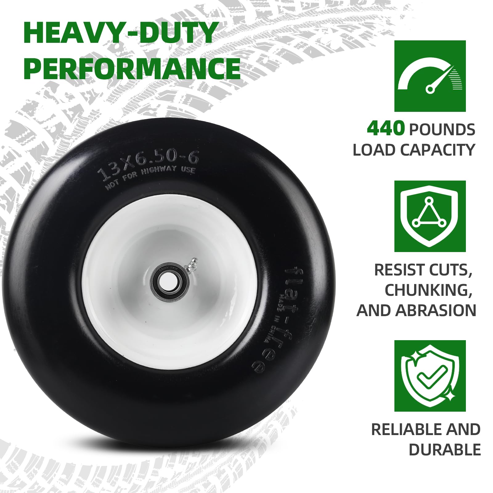 AR-PRO 3/4 inch bearings close-up for reliable rotation.