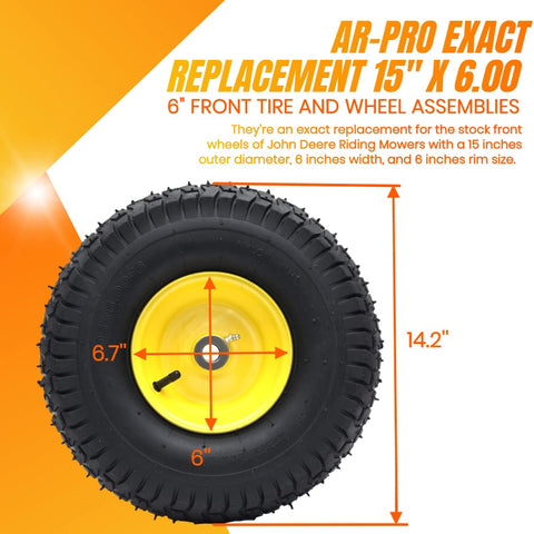 AR-PRO 3-inch centered hub and 3/4-inch bushings secure mounting