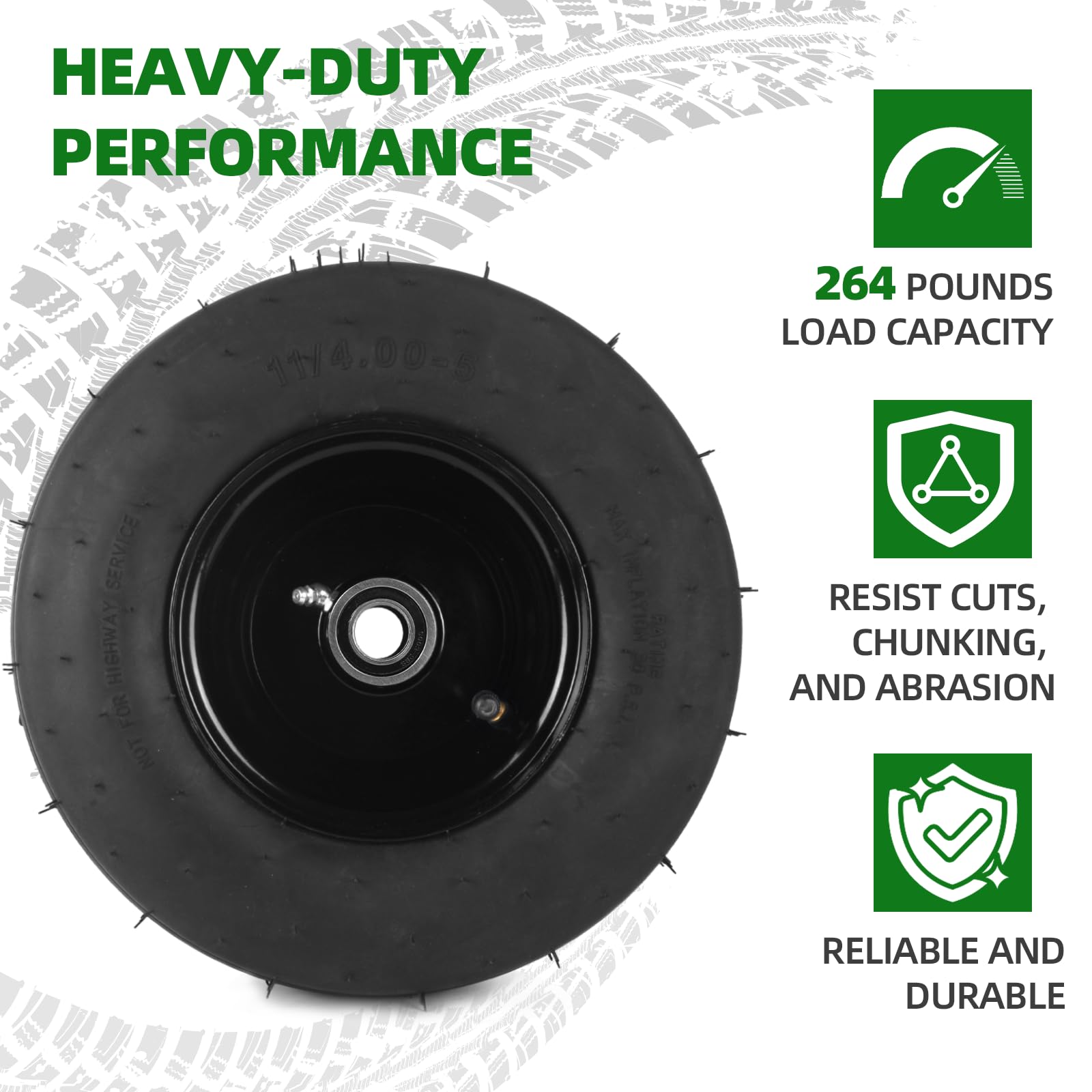 AR-PRO 4-ply lawn tire built for durable performance across seasons