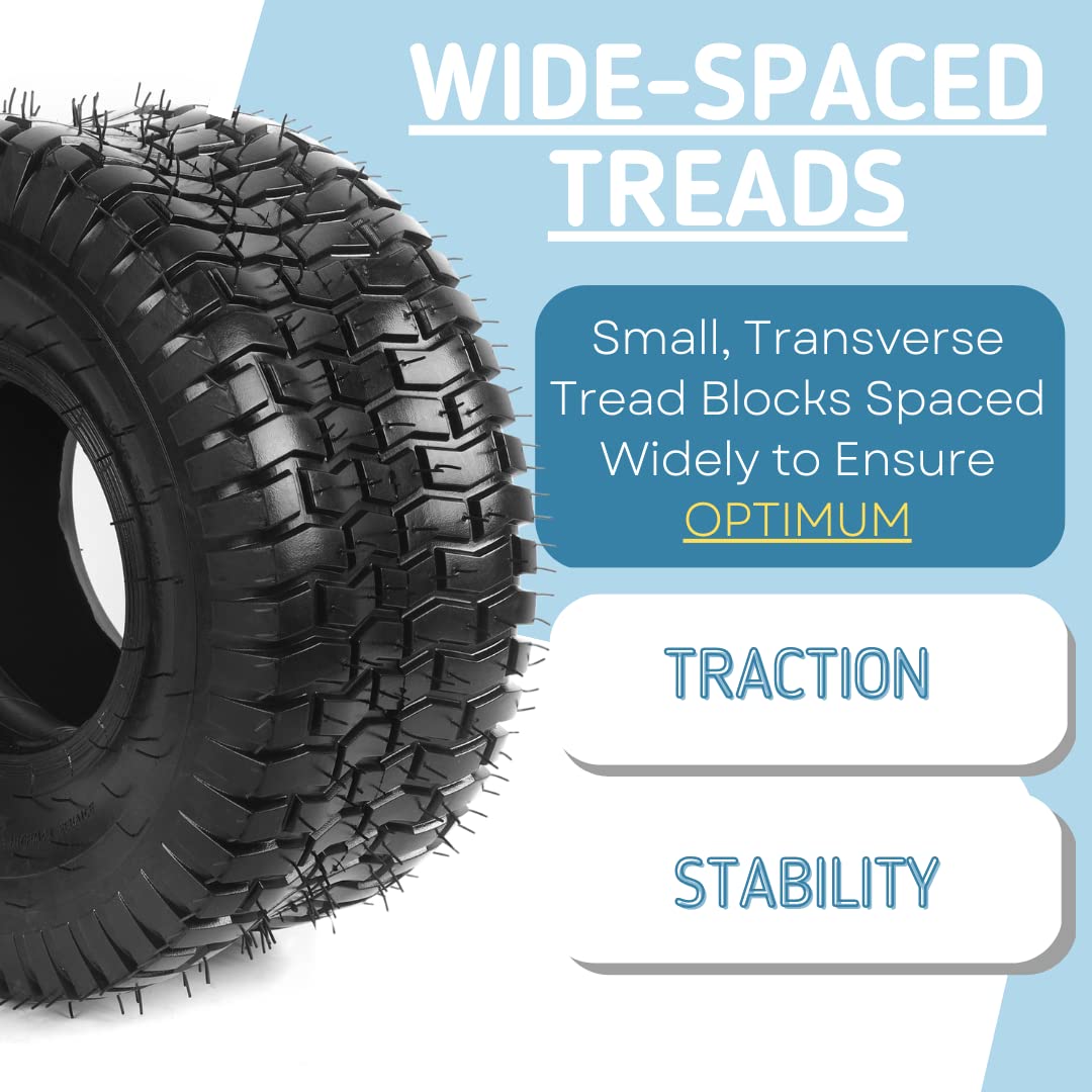 AR-PRO 4-ply tires with strong load rating for garden tasks