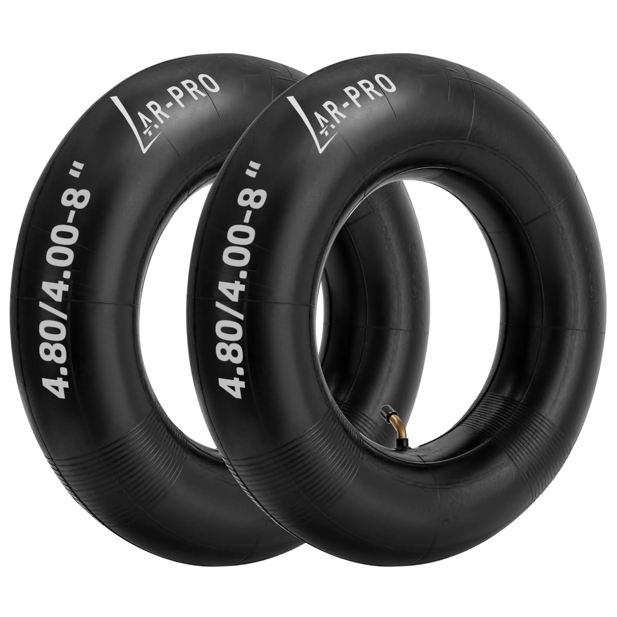 AR-PRO 4.80/4.00-8 inner tube with TR87 angled valve for wheelbarrows and carts.