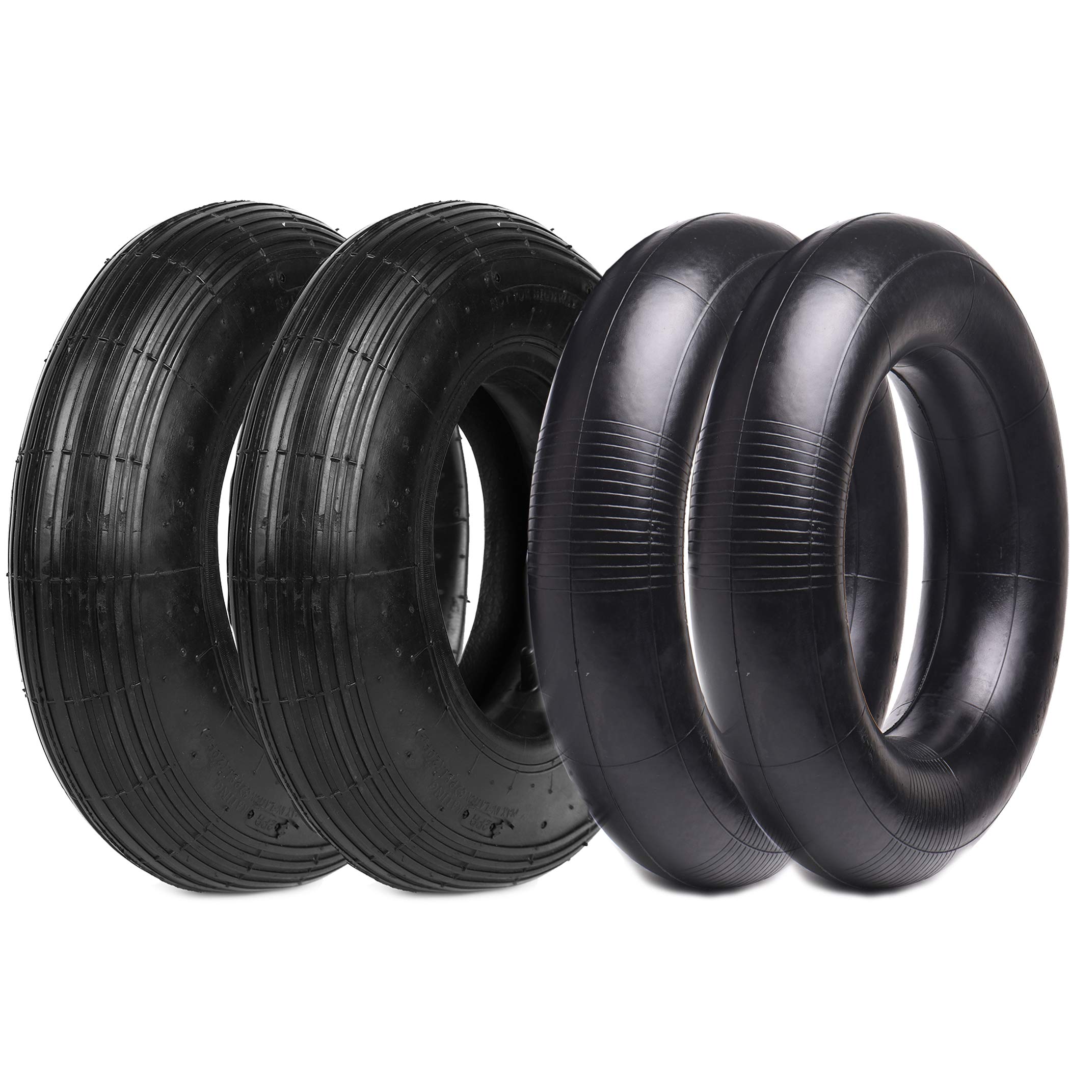 AR-PRO 4.80/4.00-8 tire sidewall view for universal garden cart replacement