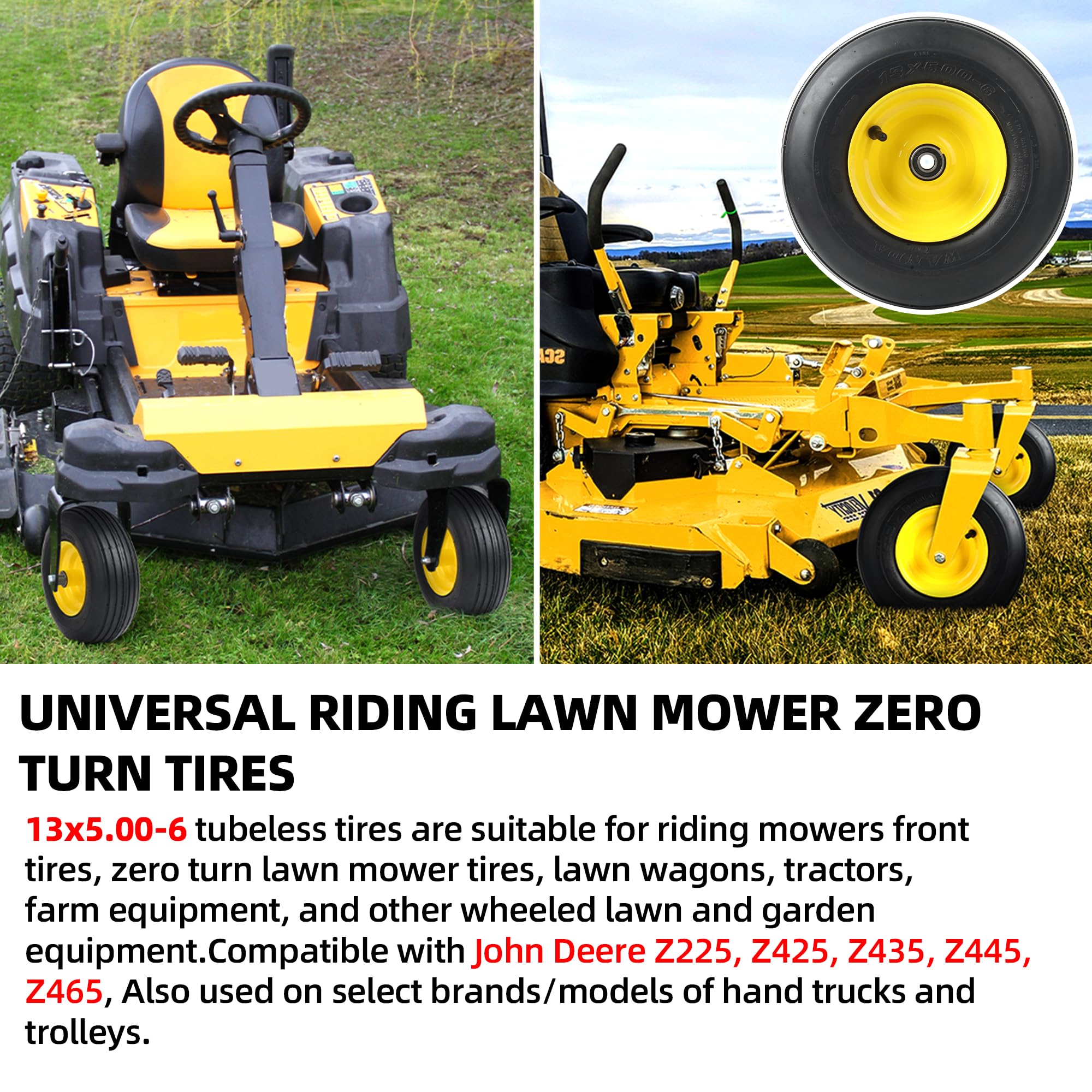 AR-PRO 5/8-inch bearings shown for durable mounting on compatible mowers.