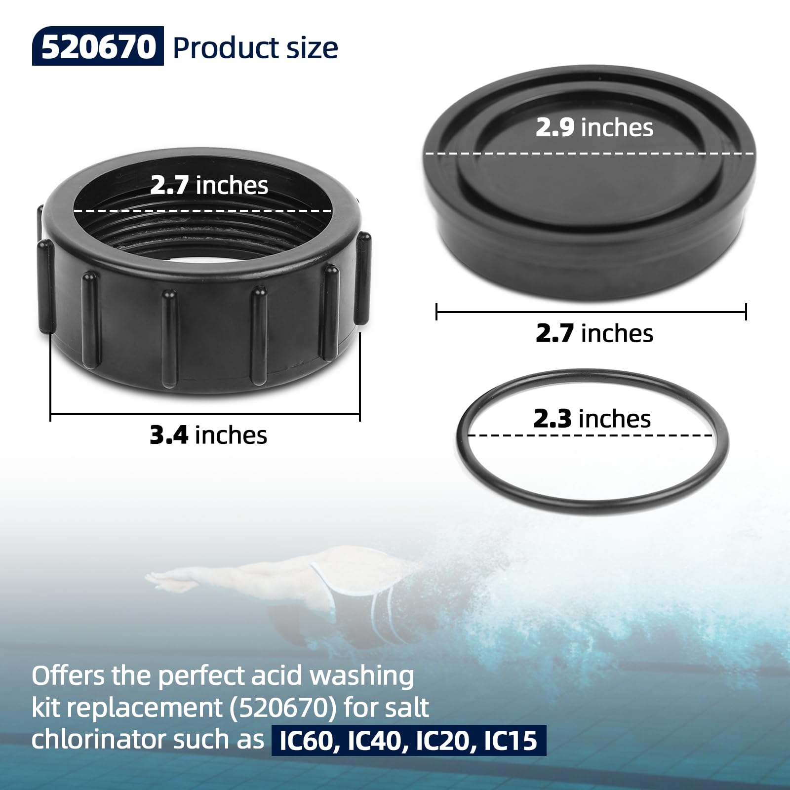 AR-PRO 520670 cleaning stand for turbo cell soaking with acid solution ensures thorough deposits removal