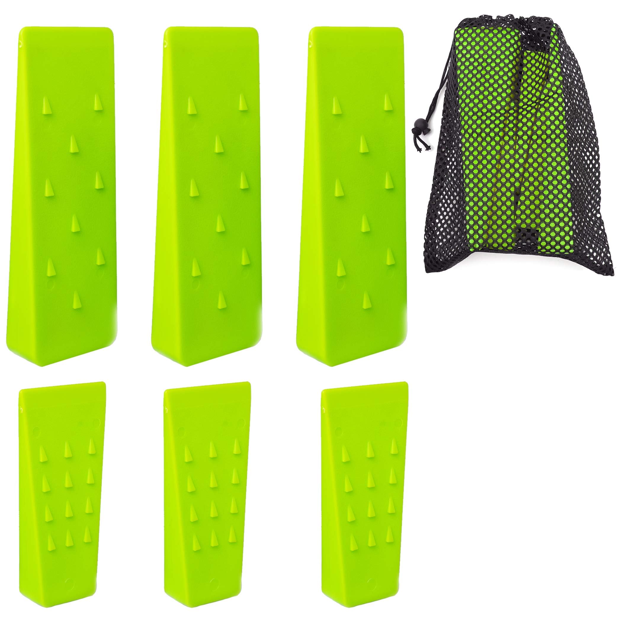 AR-PRO six-pack tree wedges in storage bag for safe cuts