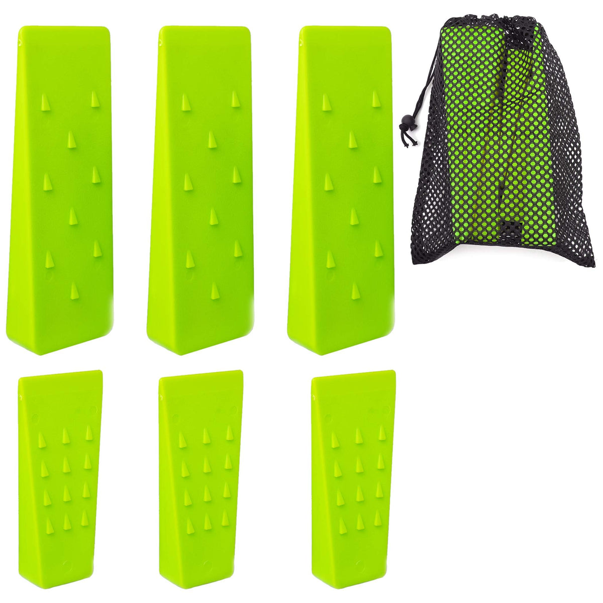 AR-PRO six-pack tree wedges in storage bag for safe cuts