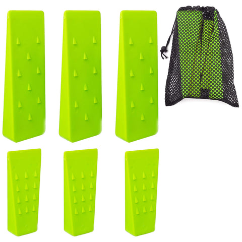 AR-PRO six-pack tree wedges in storage bag for safe cuts