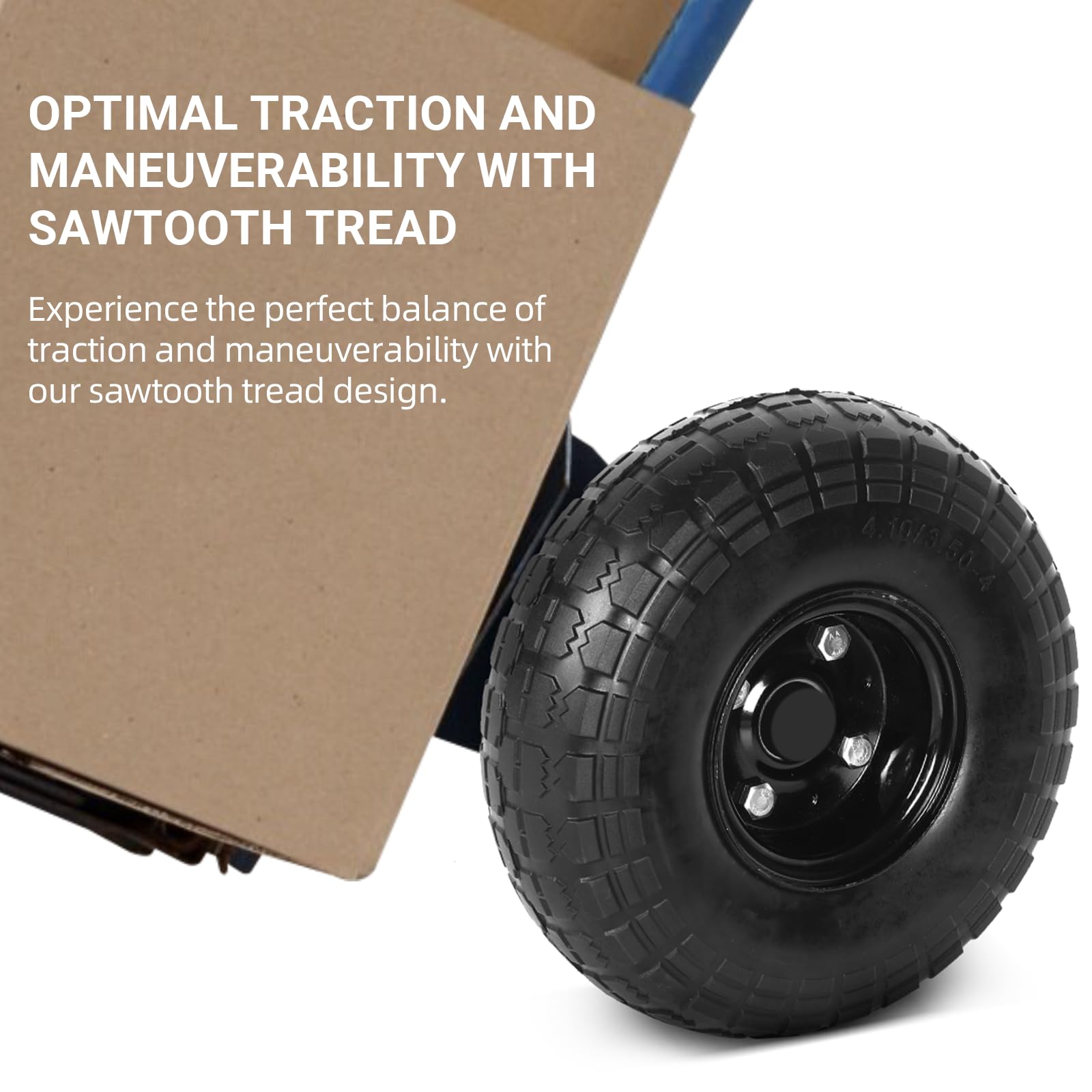 AR-PRO wheel with 5/8-inch axle borehole for easy installation.
