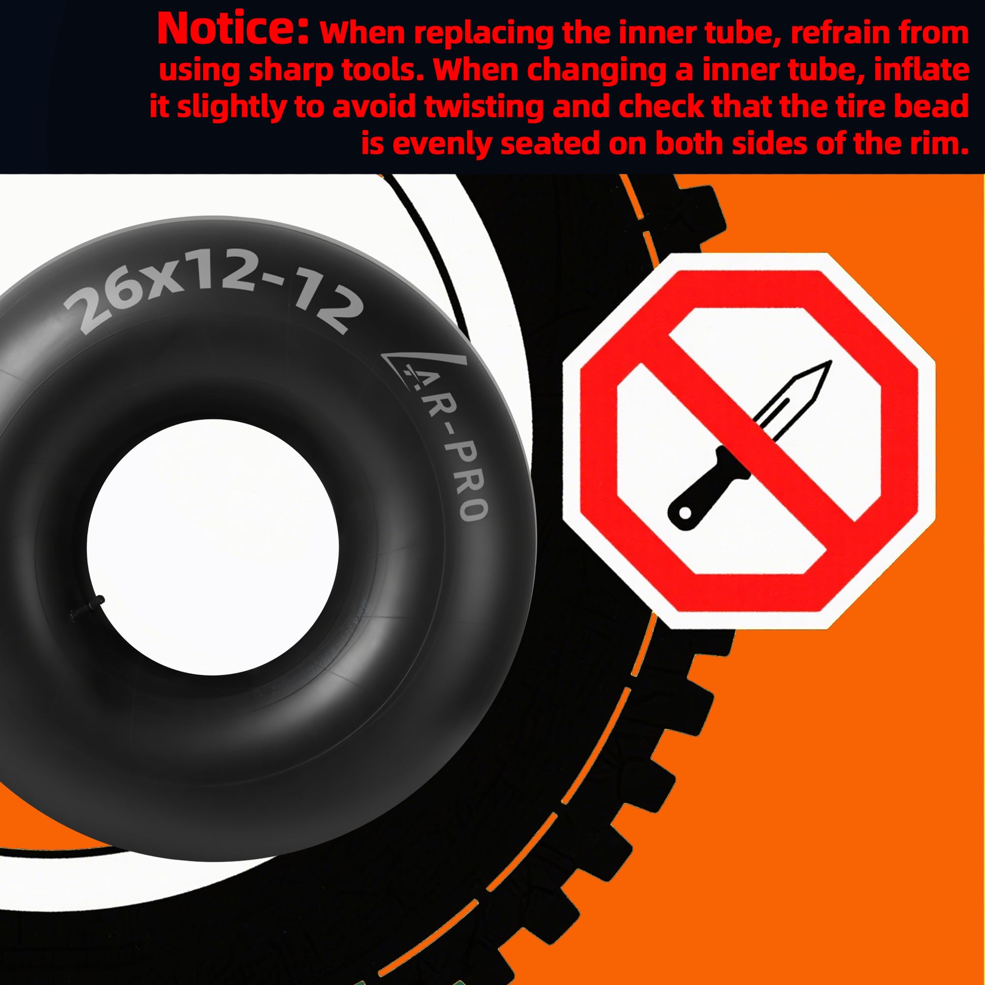 AR-PRO bead seating guidance emphasizes proper rim seating and inflation checks.