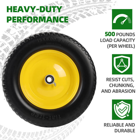 AR-PRO 3/4-inch bearings enabling reliable rotation on the tire