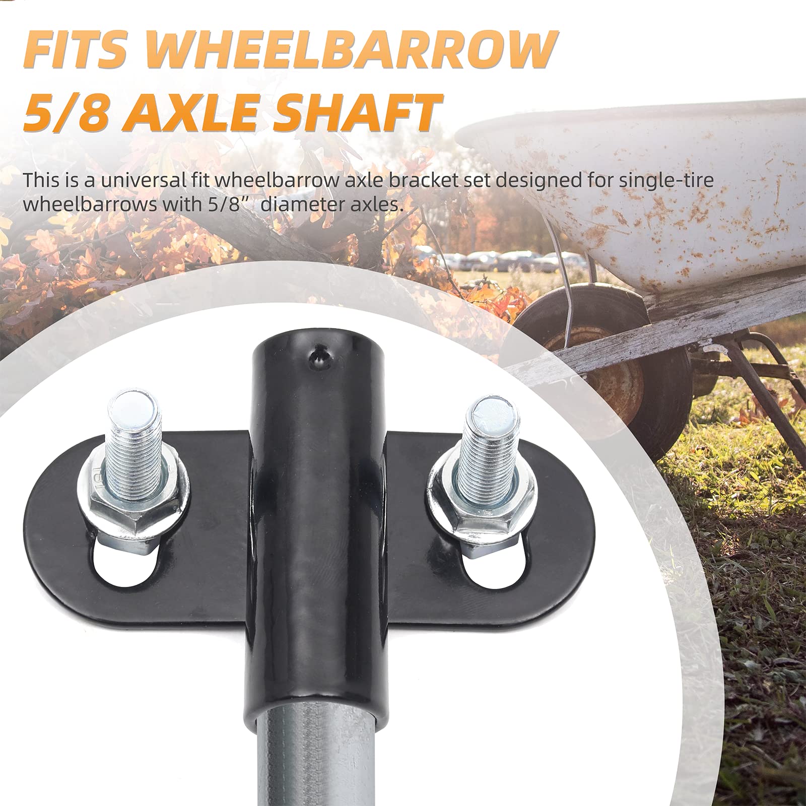 AR-PRO bracket top stopper indent enhances axle retention