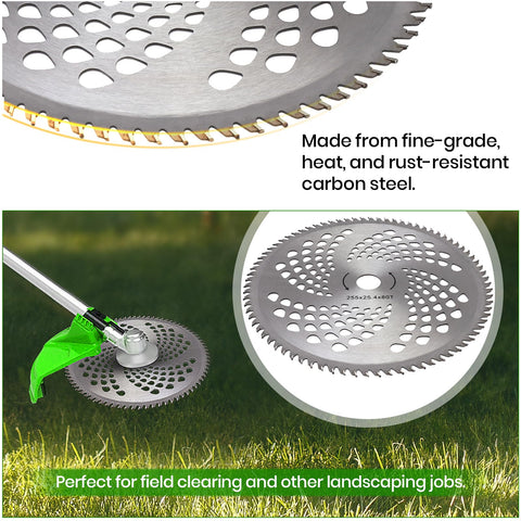 AR-PRO blades compatible with Husqvarna, Stihl, Ego for versatile use.