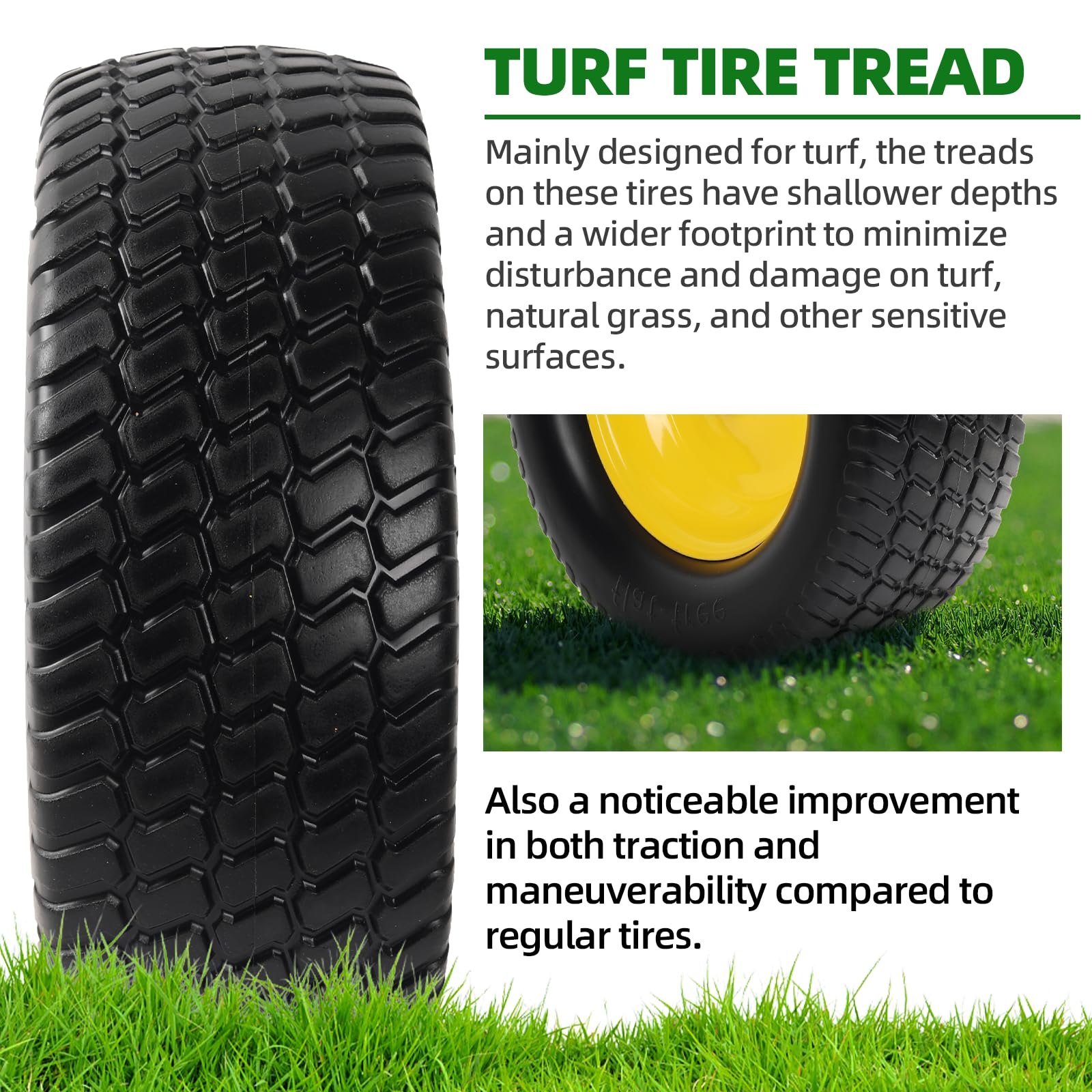 AR-PRO 1-inch bushings for easy mounting on compatible mowers