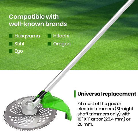 AR-PRO carbide blade closeup highlighting rust-resistant, long-lasting steel.