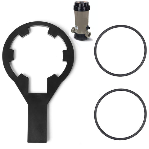 AR-PRO chlorinator wrench opener fits Hayward CL200 lid for easy maintenance.