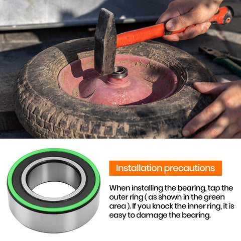 AR-PRO carbon steel bearings endure heavy use with minimal wear