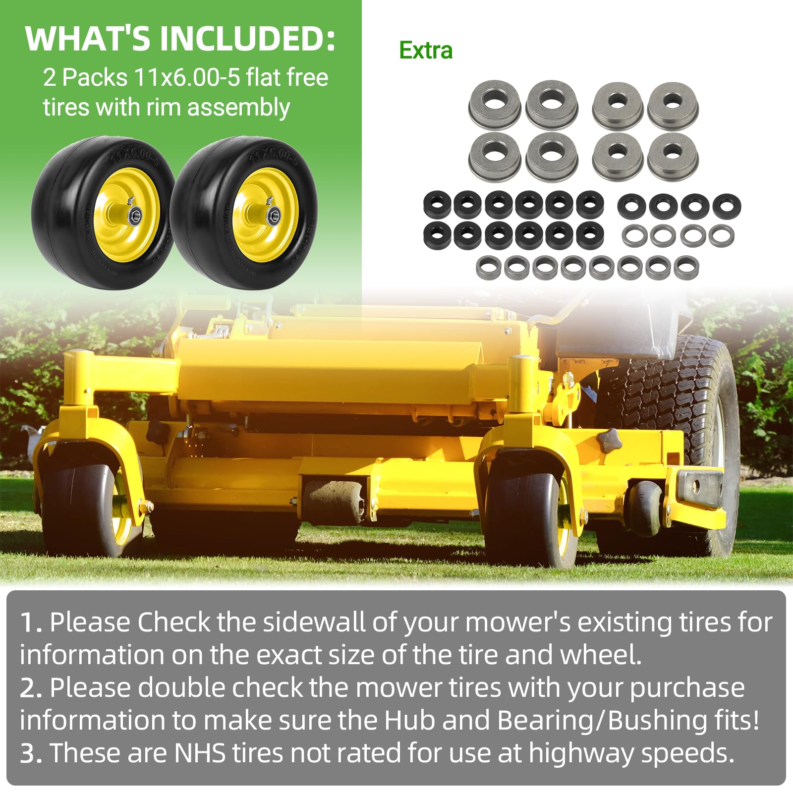 AR-PRO durable puncture-resistant tire designed for lawn care use