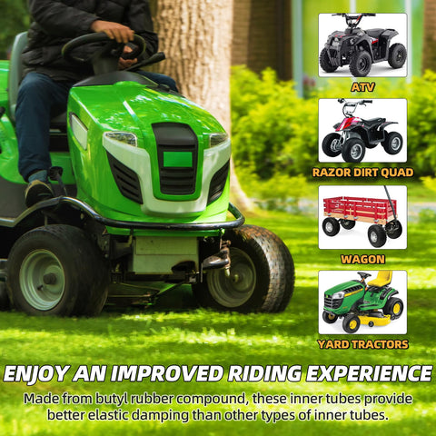 AR-PRO easy-install design supports DIY repairs for wheelbarrows and yard equipment.