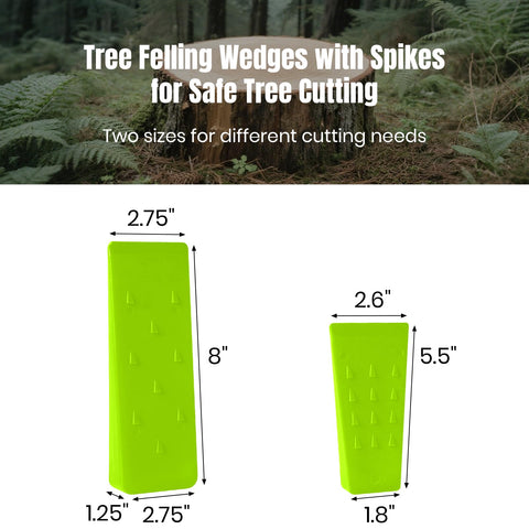 AR-PRO felling dogs close-up gripping stump securely