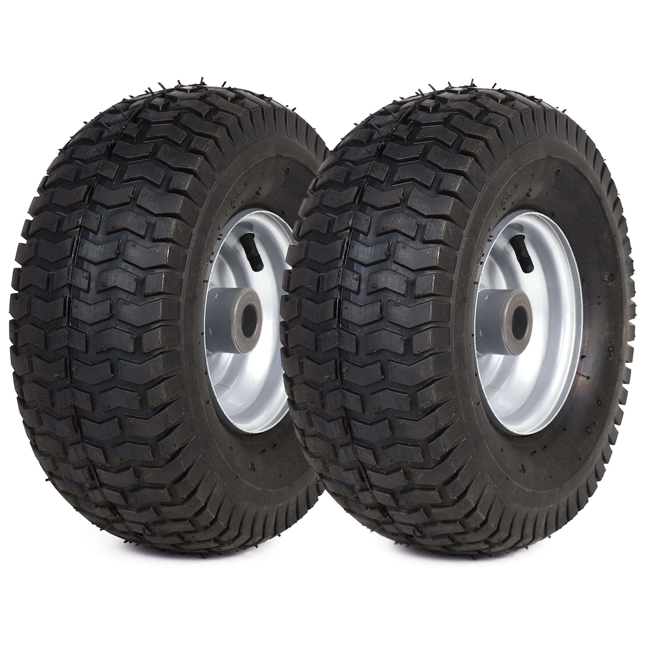 AR-PRO front tire and wheel assembly 15x6-00-6 with turf tread for smoother mowing