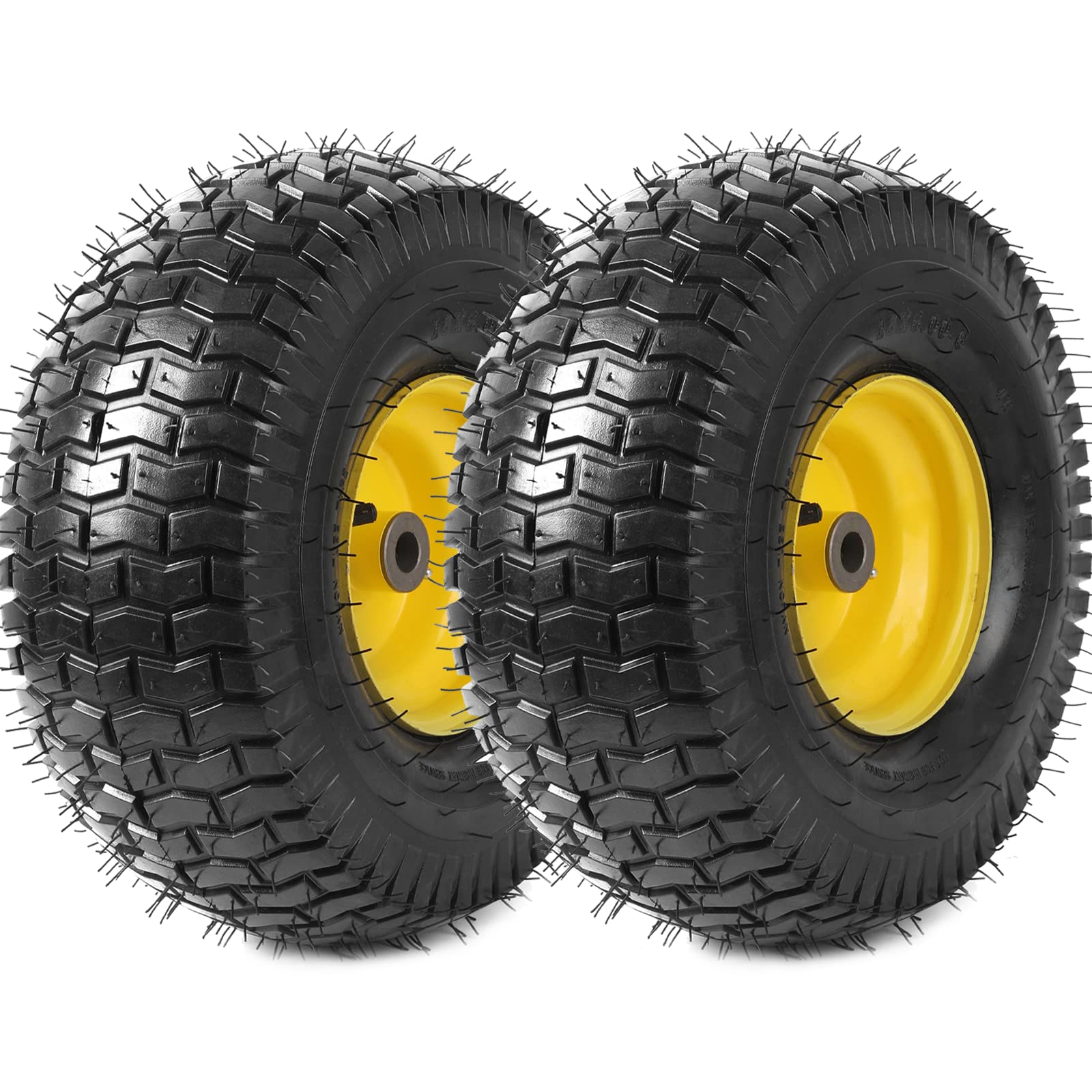AR-PRO front tire wheel assembly for 15x6.00-6 riding mowers, smooth mowing.