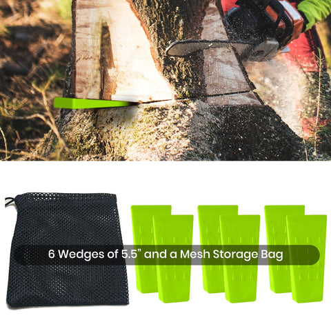 AR-PRO field-ready wedges withstand chainsaw contact during use