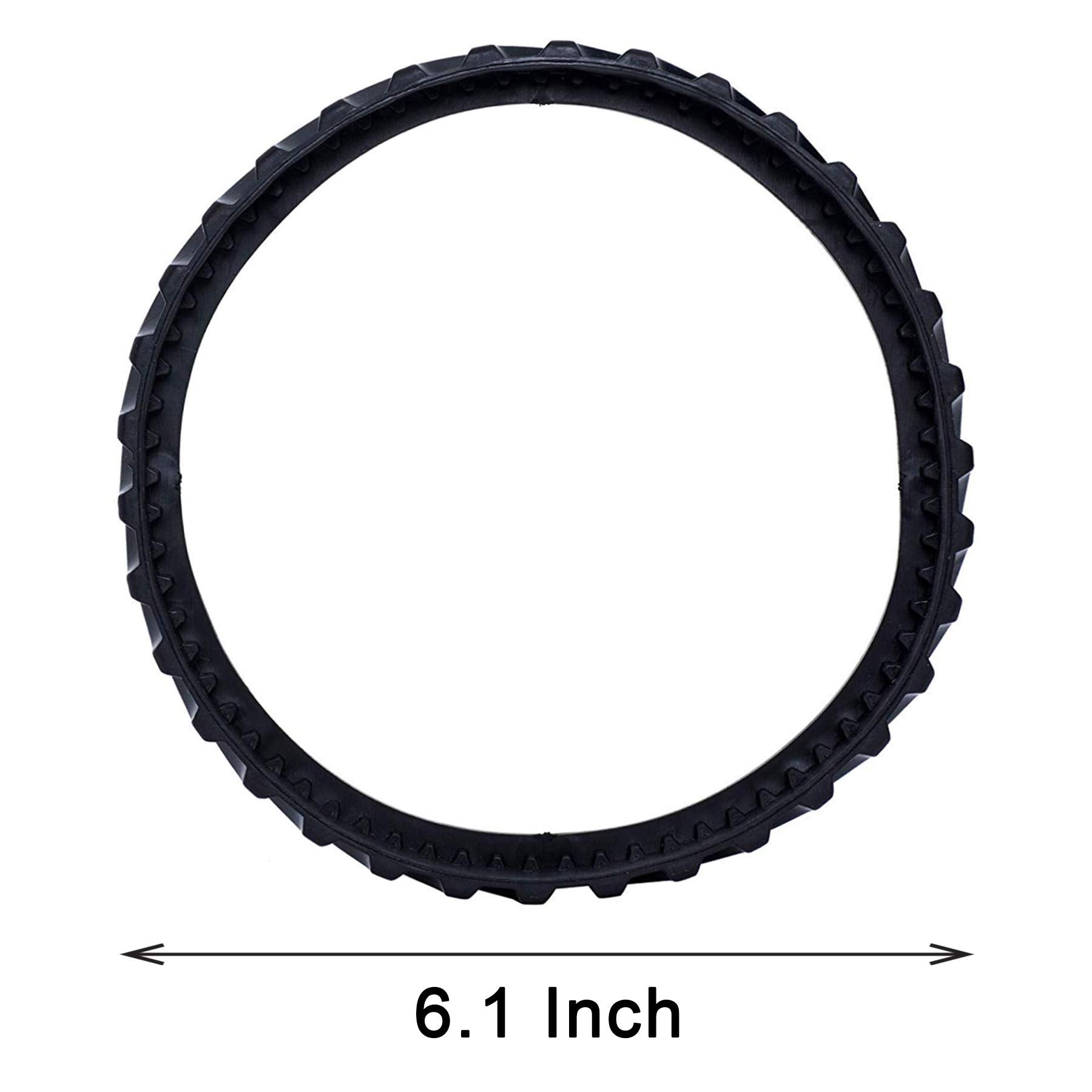 AR-PRO heavy-duty rubber track close-up reveals tough tread and durability.