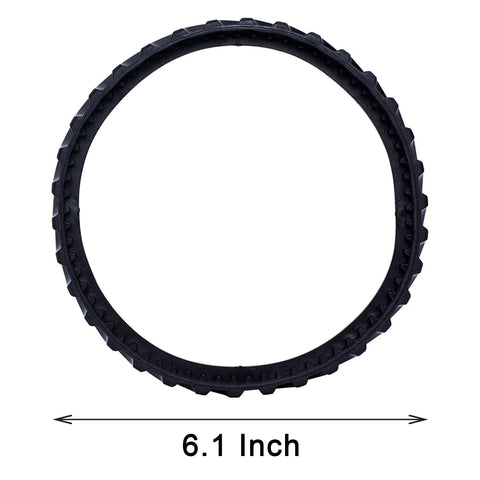 AR-PRO heavy-duty rubber track close-up reveals tough tread and durability.