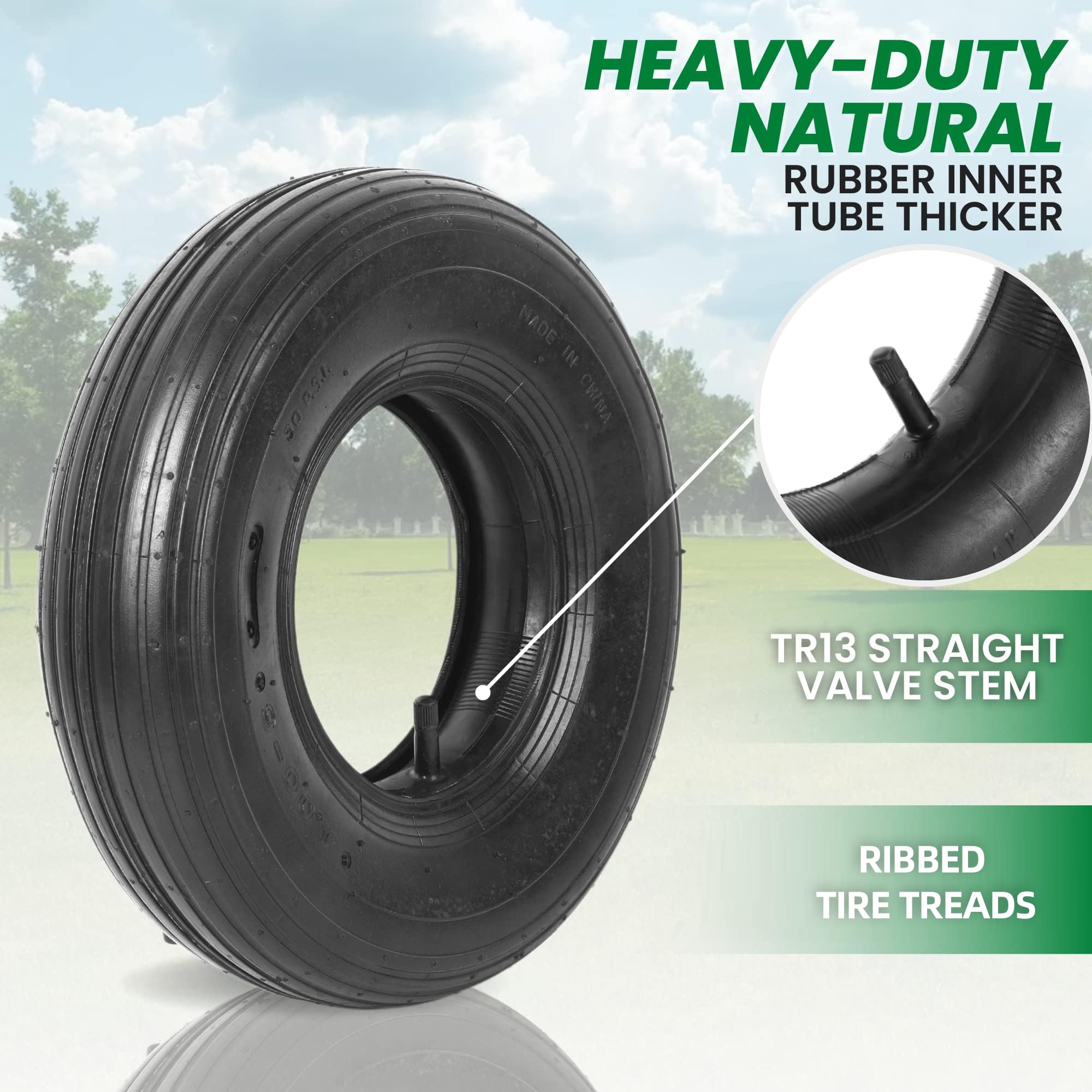 AR-PRO inner tube 4-ply ensures durability and leak resistance.