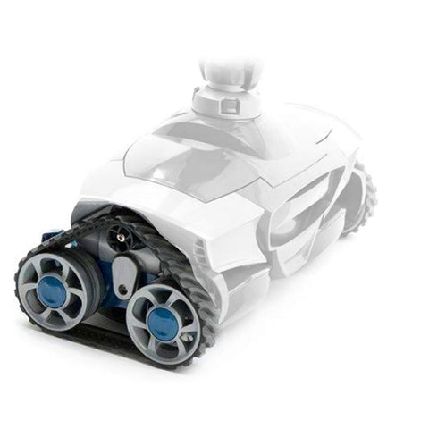 AR-PRO MX6/MX8 compatibility illustration showing exact-fit tracks for in-ground cleaners.