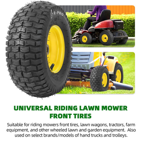 AR-PRO offset hub 3in front-tire assembly fits many mower models.