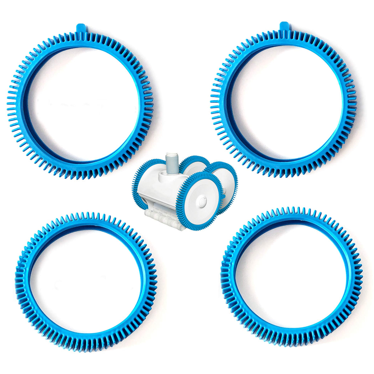 AR-PRO pool cleaner front tire 6in diameter, durable traction.