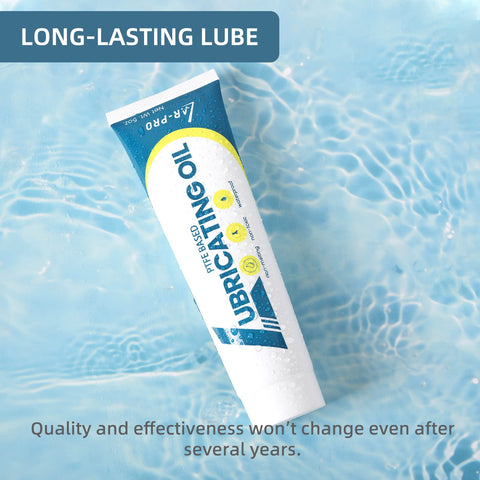 AR-PRO pool o-ring lubricant close-up showing PTFE base and waterproof film.